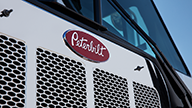 Peterbilt Model 520 Vocational Grill Logo Closeup - Thumbnail